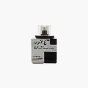 Lattafa 24 Charat White Gold Eau de Parfum 100ml Bottle