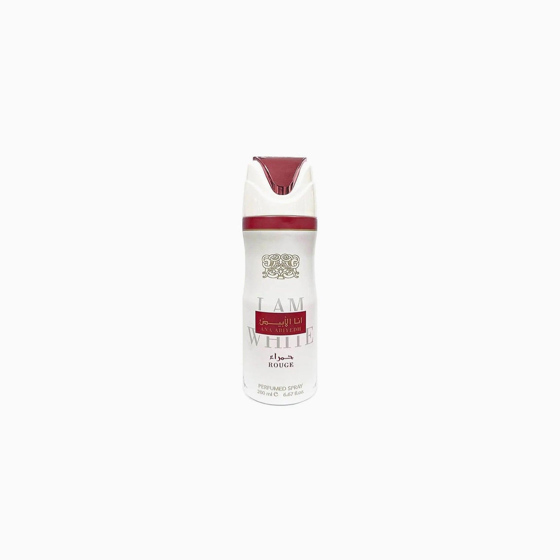 Lattafa Ana Abiyedh Rouge Perfumed Body Spray 200ml Bottle