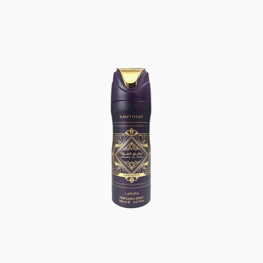 Lattafa Badee Al Oud Amethyst Perfumed Body Spray 200ml Bottle