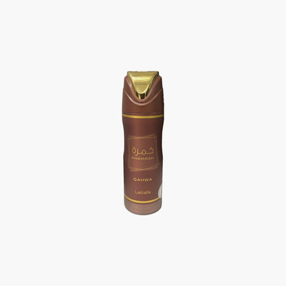 Lattafa Khamrah Qahwa Perfumed Body Spray 200ml Bottle