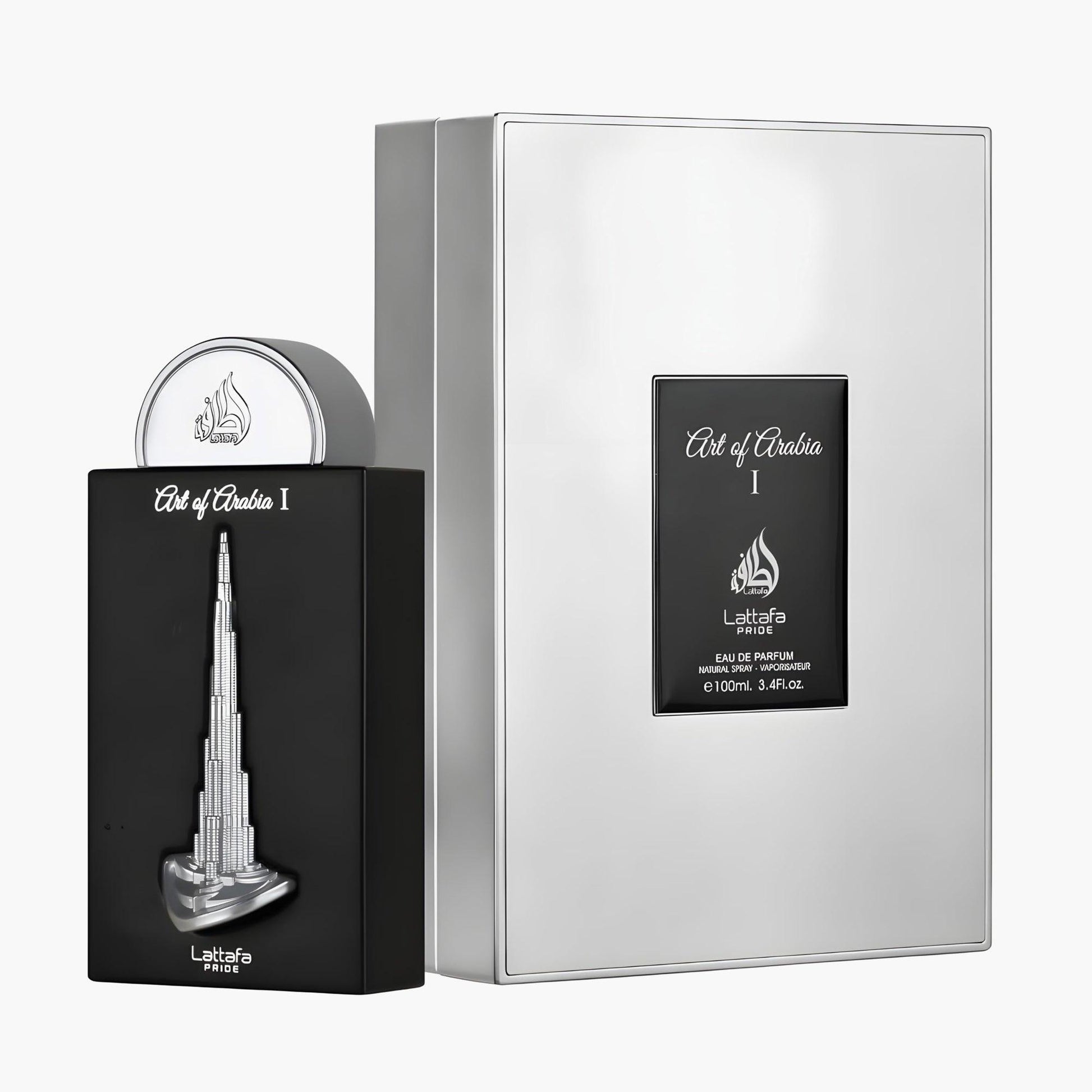 Lattafa Pride Art Of Arabia I Eau De Parfum 100ml Bottle and Box