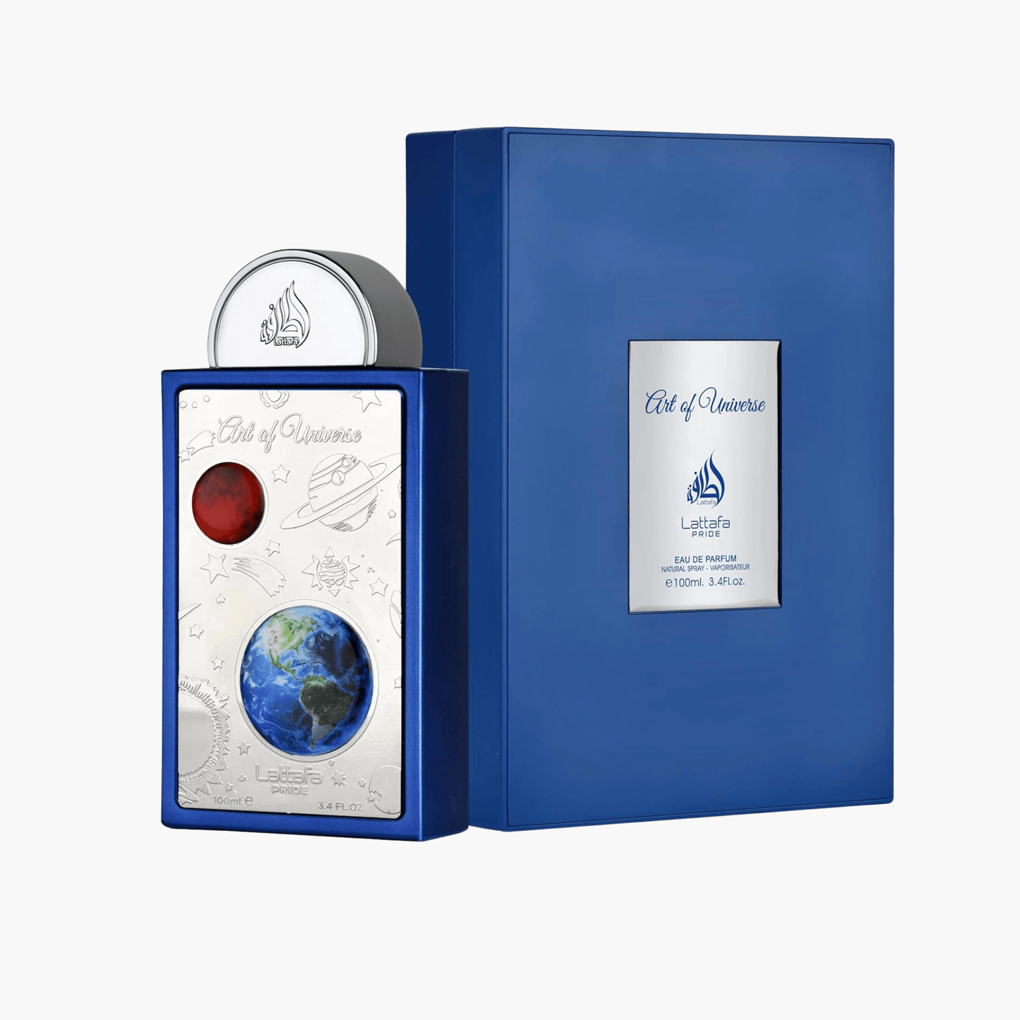 Lattafa Pride Art Of Universe Eau De Parfum 100ml Bottle and Box