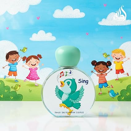 Lattafa Perfumes Lattafa Pride Sing For Kids Eau De Parfum Unisex 75ml Bottle and Packaging