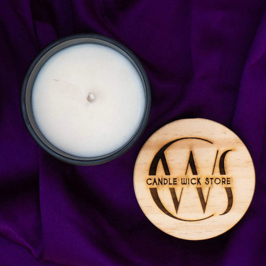 Candle Wick Store Luberon Candle with Lavender Meadows Scent Back View
