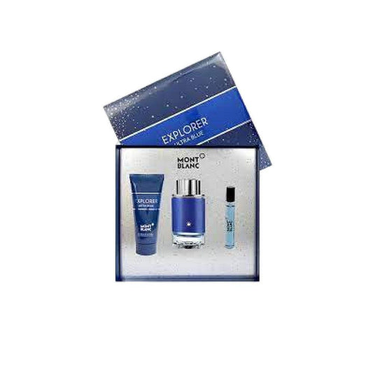 Mont Blanc Explorer Ultra Blue Men 3S Set