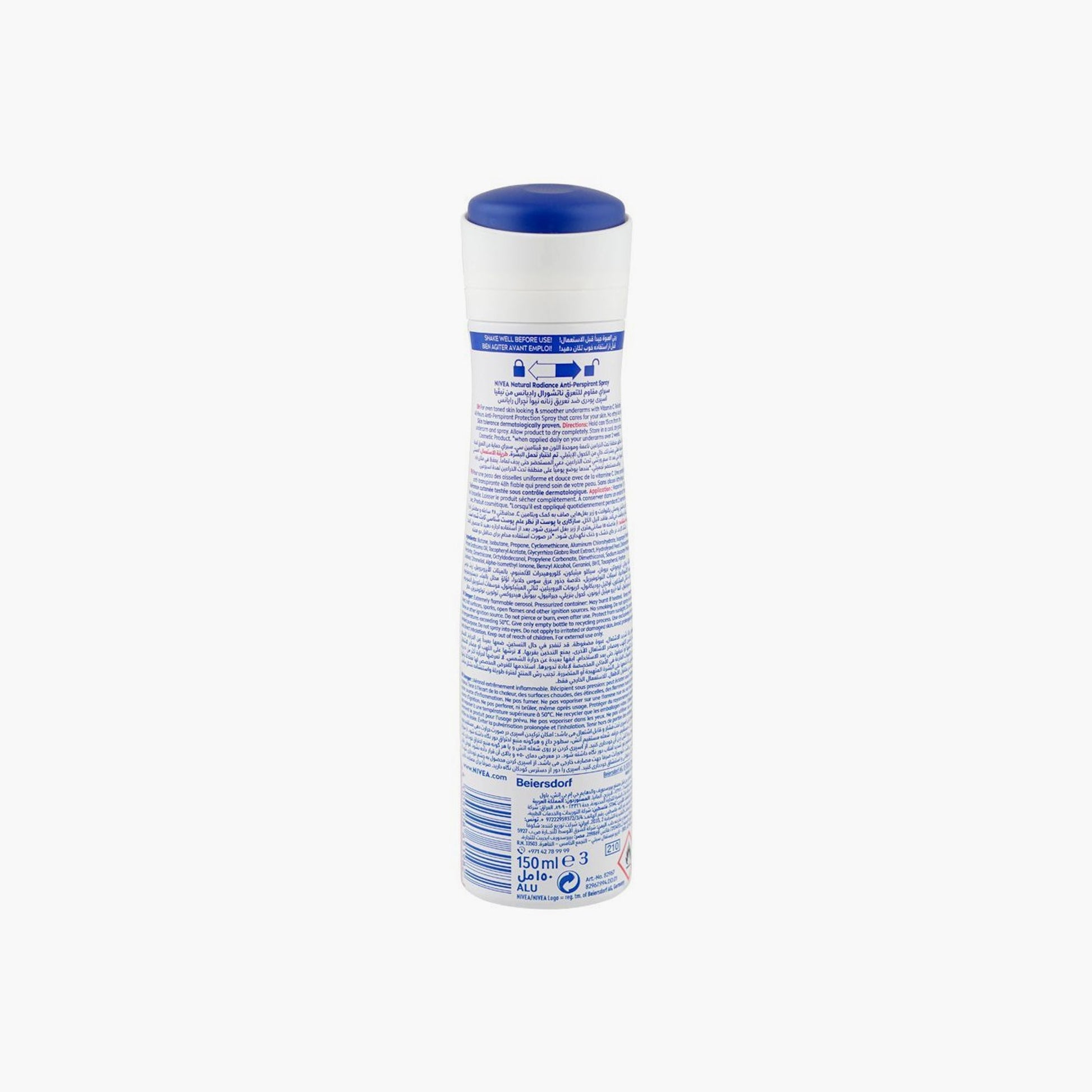 Nivea 48H Natural Fairness Anti-Perspirant Body Spray For Women 150ml Order Now