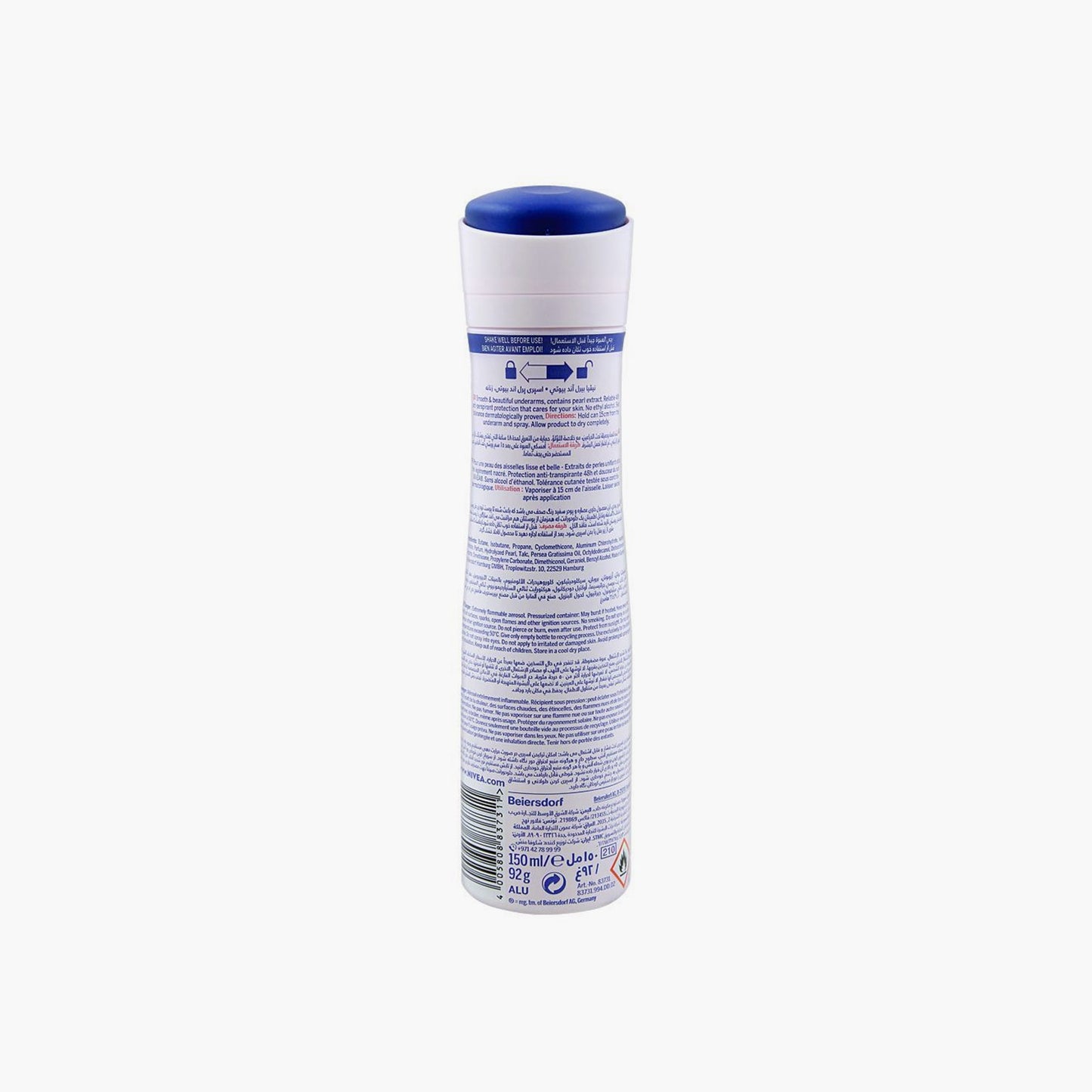 Nivea 48H Pearl & Beauty Anti-Perspirant Body Spray For Women 150ml Price