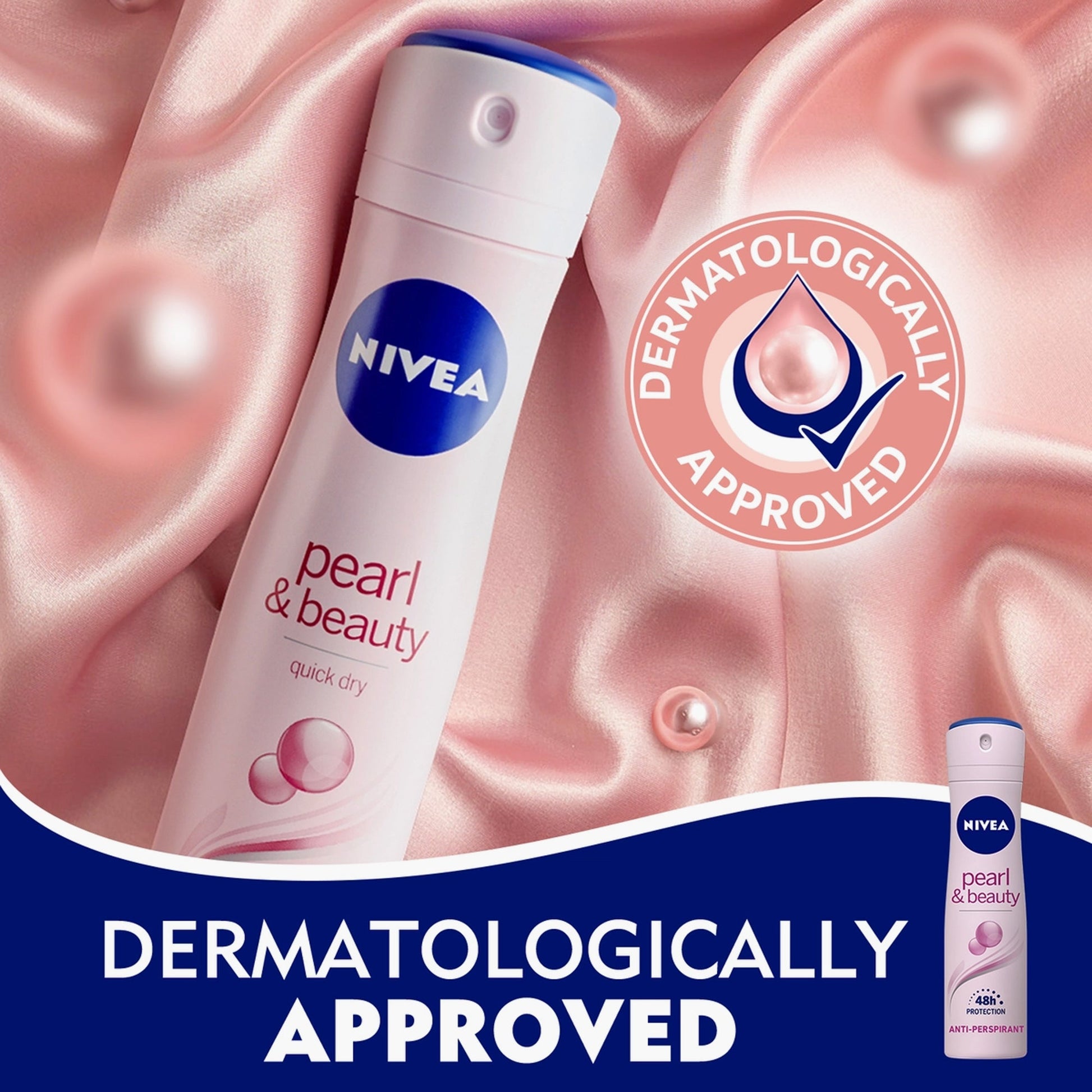 Nivea 48H Pearl & Beauty Anti-Perspirant Body Spray For Women 150ml Order Now