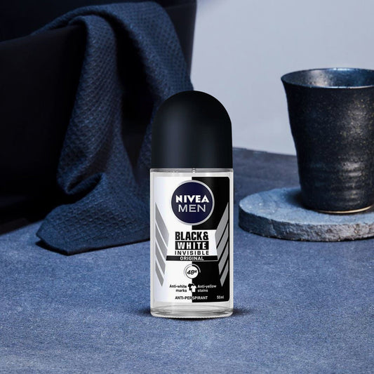 Nivea Men 48H Black & White Invisible Original Anti-Perspirant Roll On 50ml Price