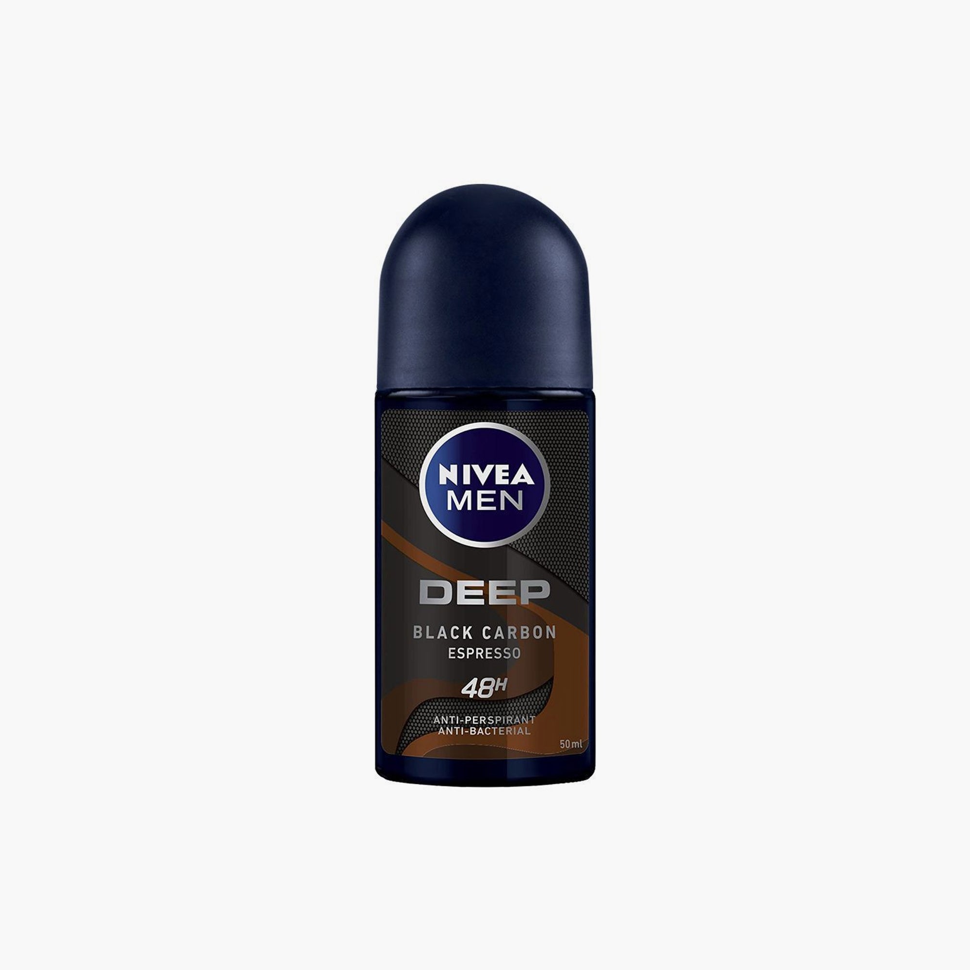 Nivea 48H Deep Black Carbon Espresso Anti-Perspirant Roll On For Men 50ml