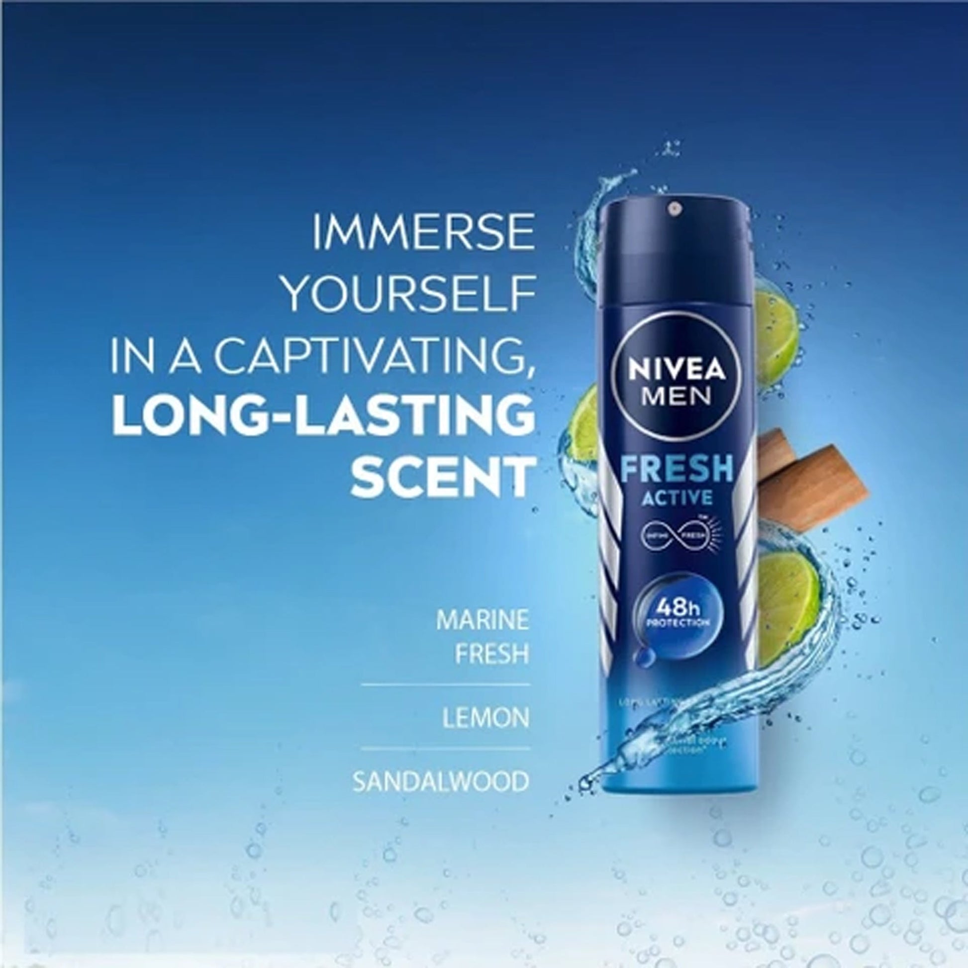 nivea men 48h fresh active deodorant spray 150ml price