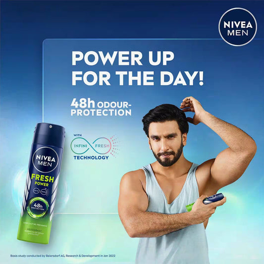 nivea men 48h fresh power deodorant spray 150ml price