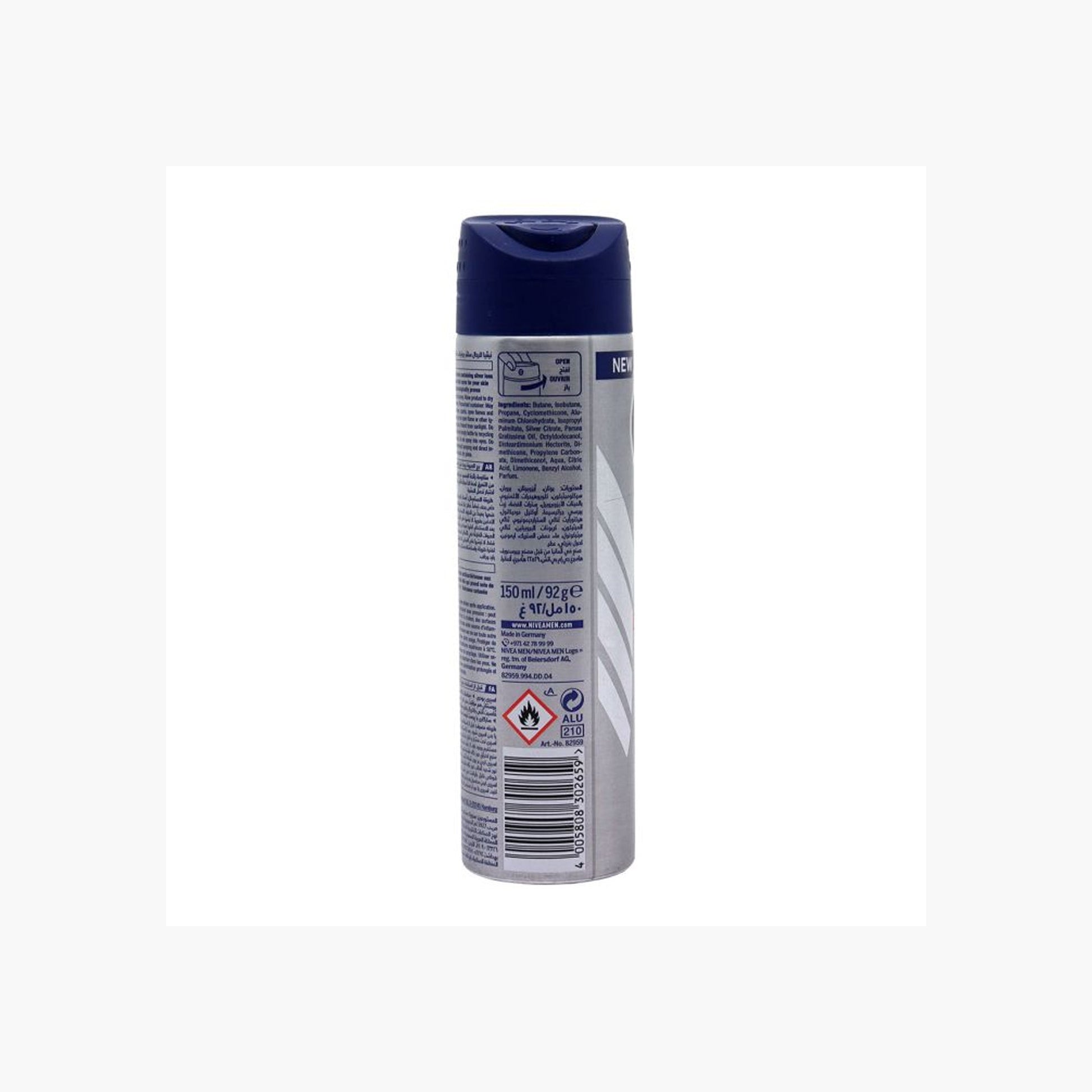 Nivea Men 48H Silver Protect Anti-Perspirant Body Spray 150ml Price