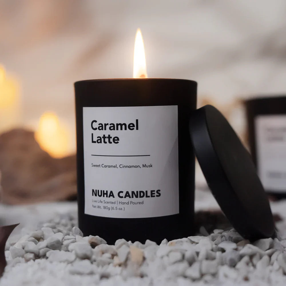 Nuha Scents Caramel Latte Signature Collection Scented Candle 180gm Price