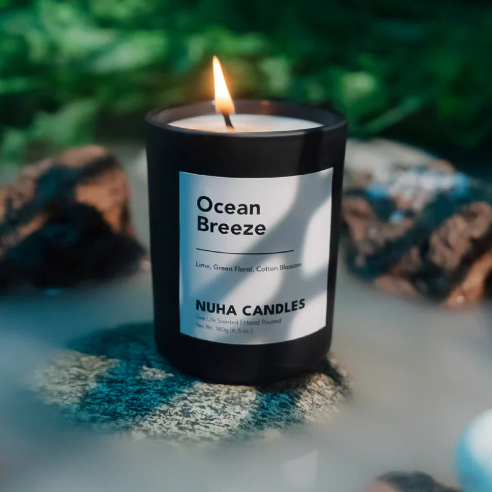 Nuha ScentsOcean Breeze Signature Collection Scented Candle 180gm Price