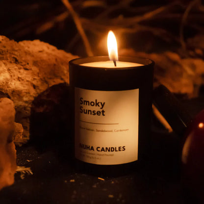 Nuha Scents Smoky Sunset Signature Collection Scented Candle 180gm price