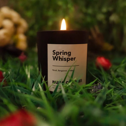 Nuha Scents Spring Whisper Signature Collection Scented Candle 180gm in Pakistan