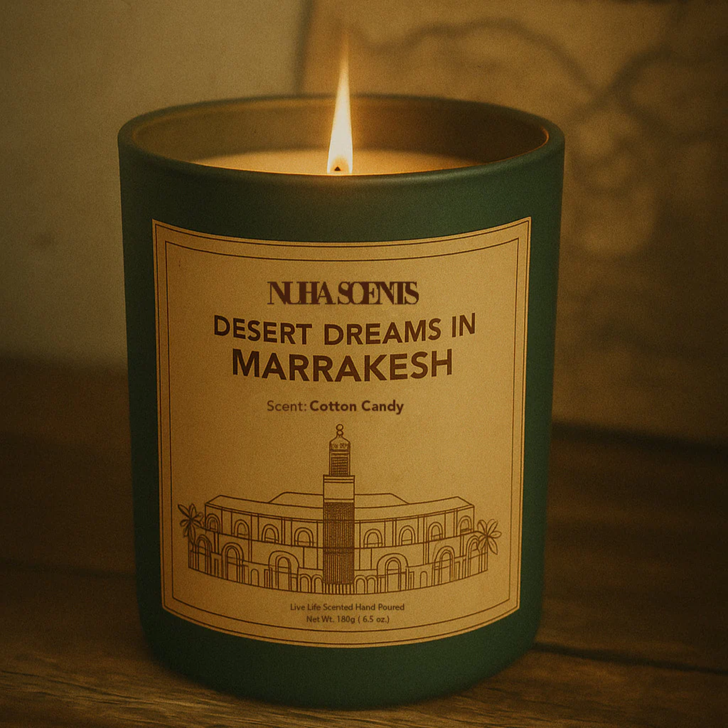 nuha scents city Marrakesh collection scented candle 180gm price