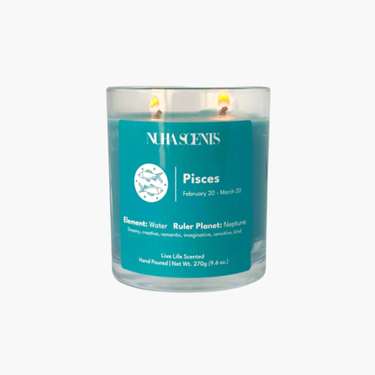 Nuha Scents Pisces Collection Scented Candle 270gm