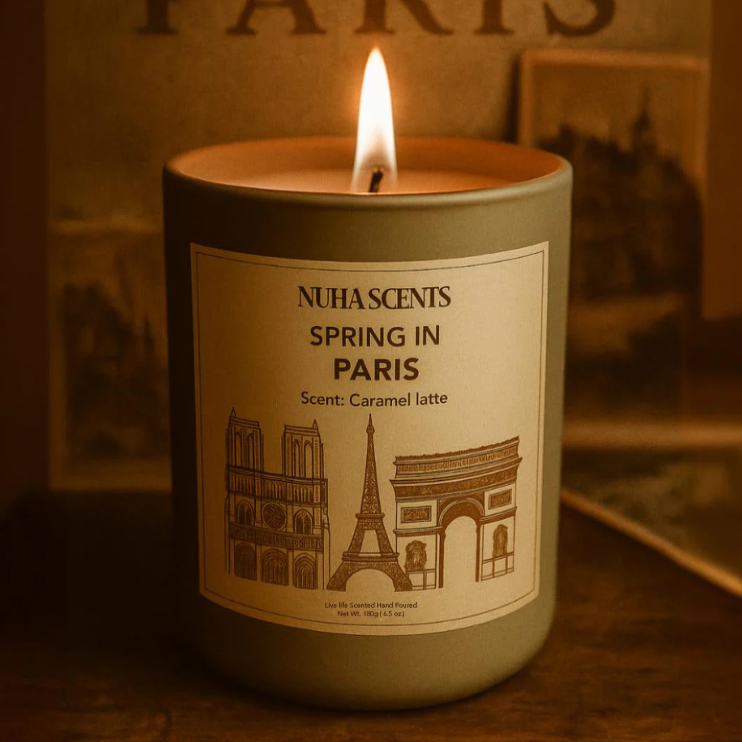 nuha scents city paris collection scented candle 180gm reviews