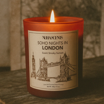 nuha scents city London collection scented candle 180gm price