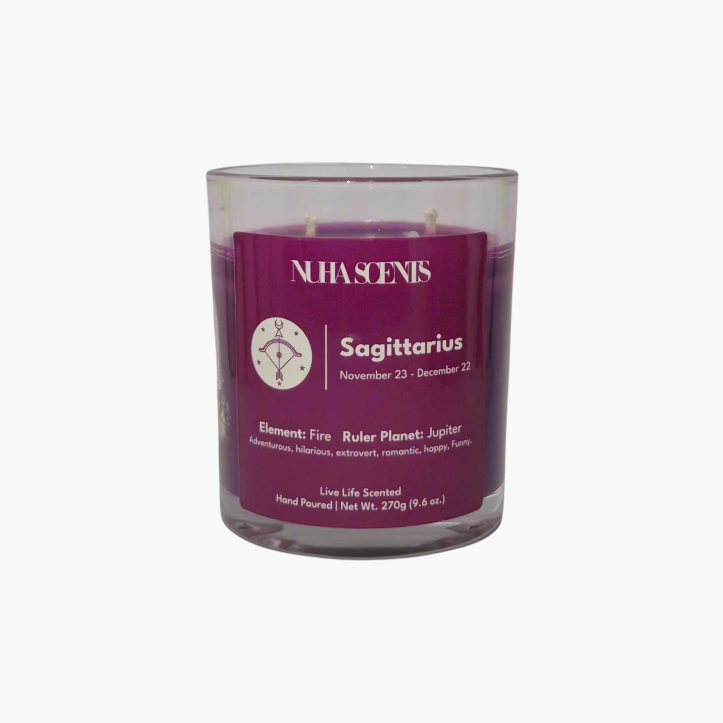Nuha Scents Sagittarius Collection Scented Candle 270gm