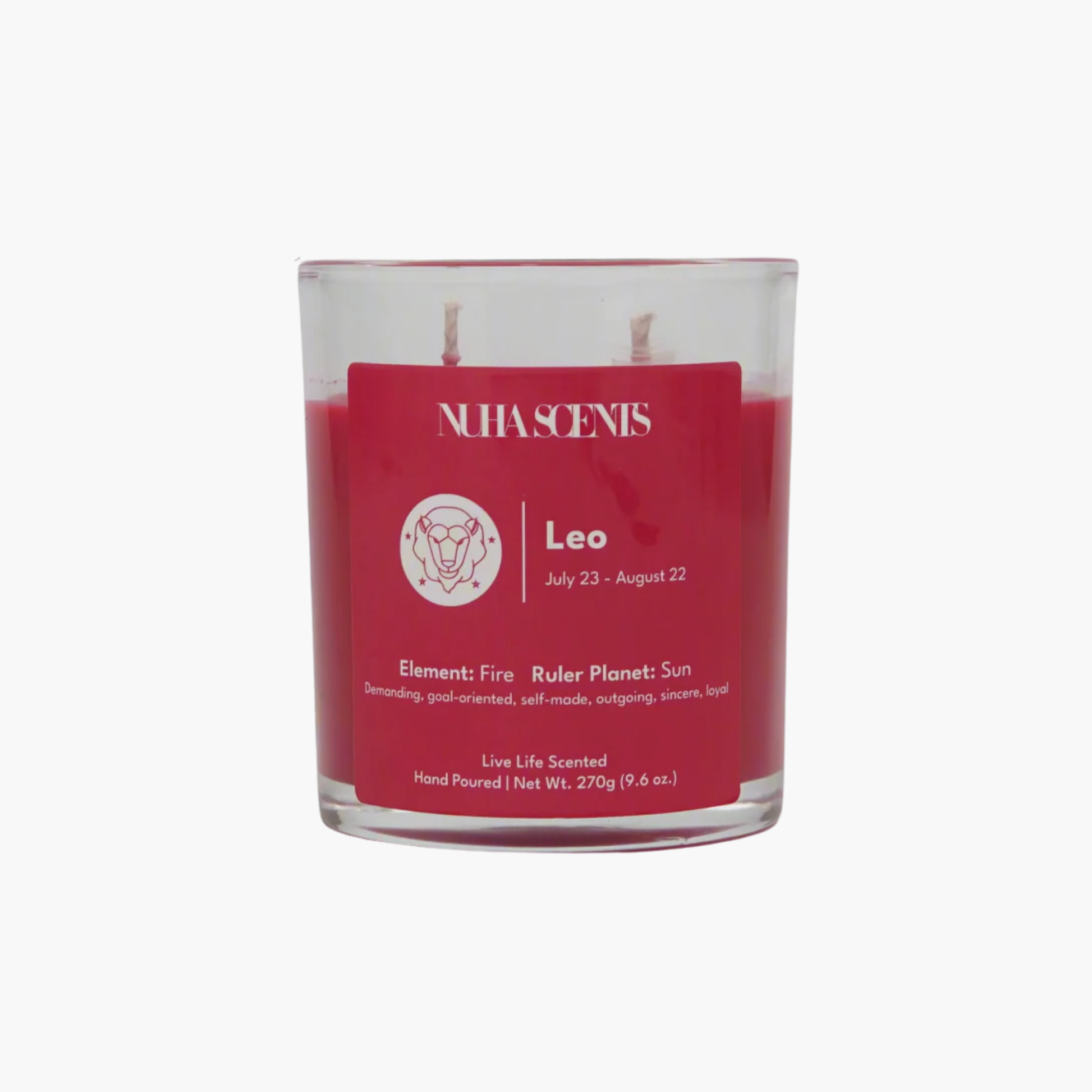Nuha Scents Leo Collection Scented Candle 270gm