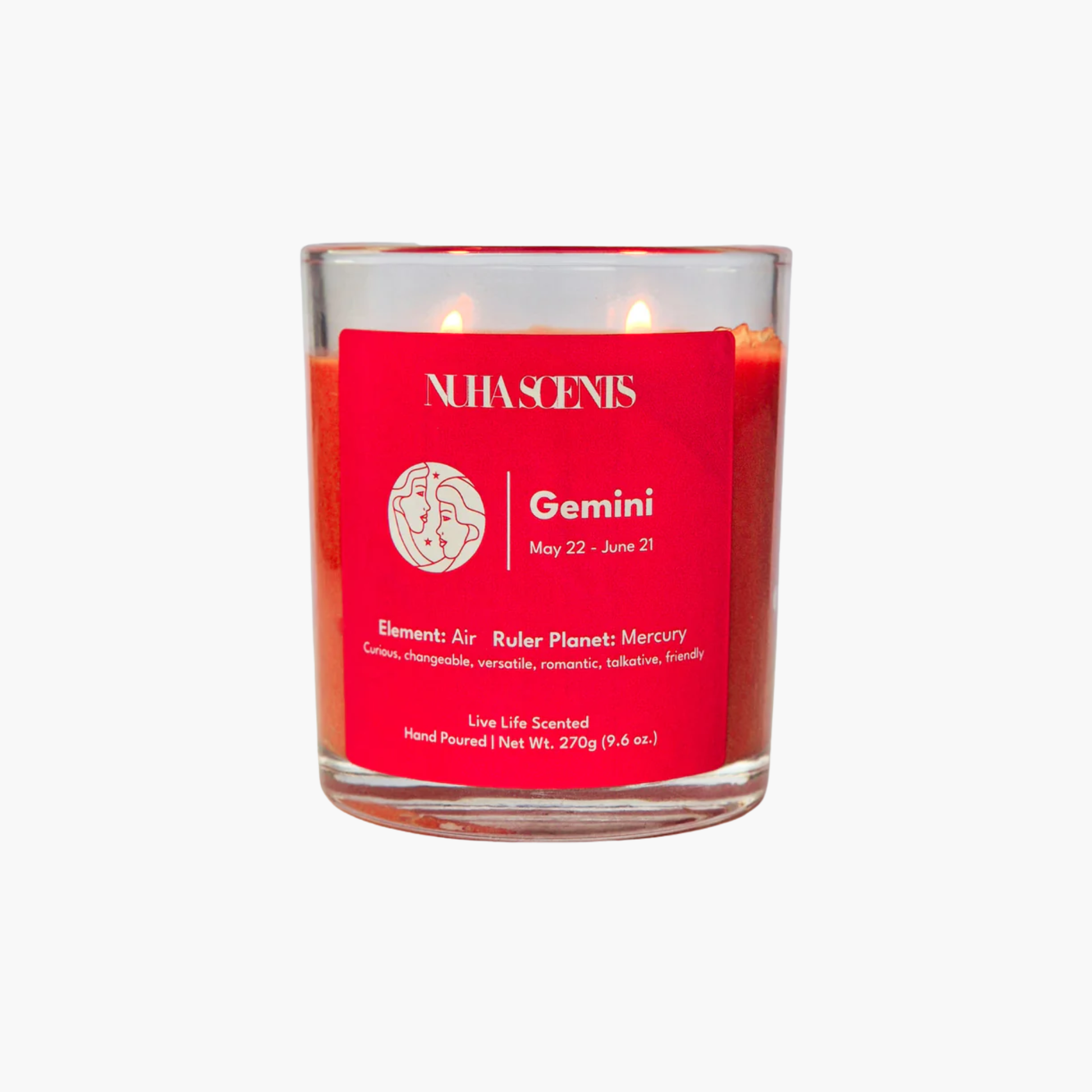 Nuha Scents Gemini Collection Scented Candle 270gm