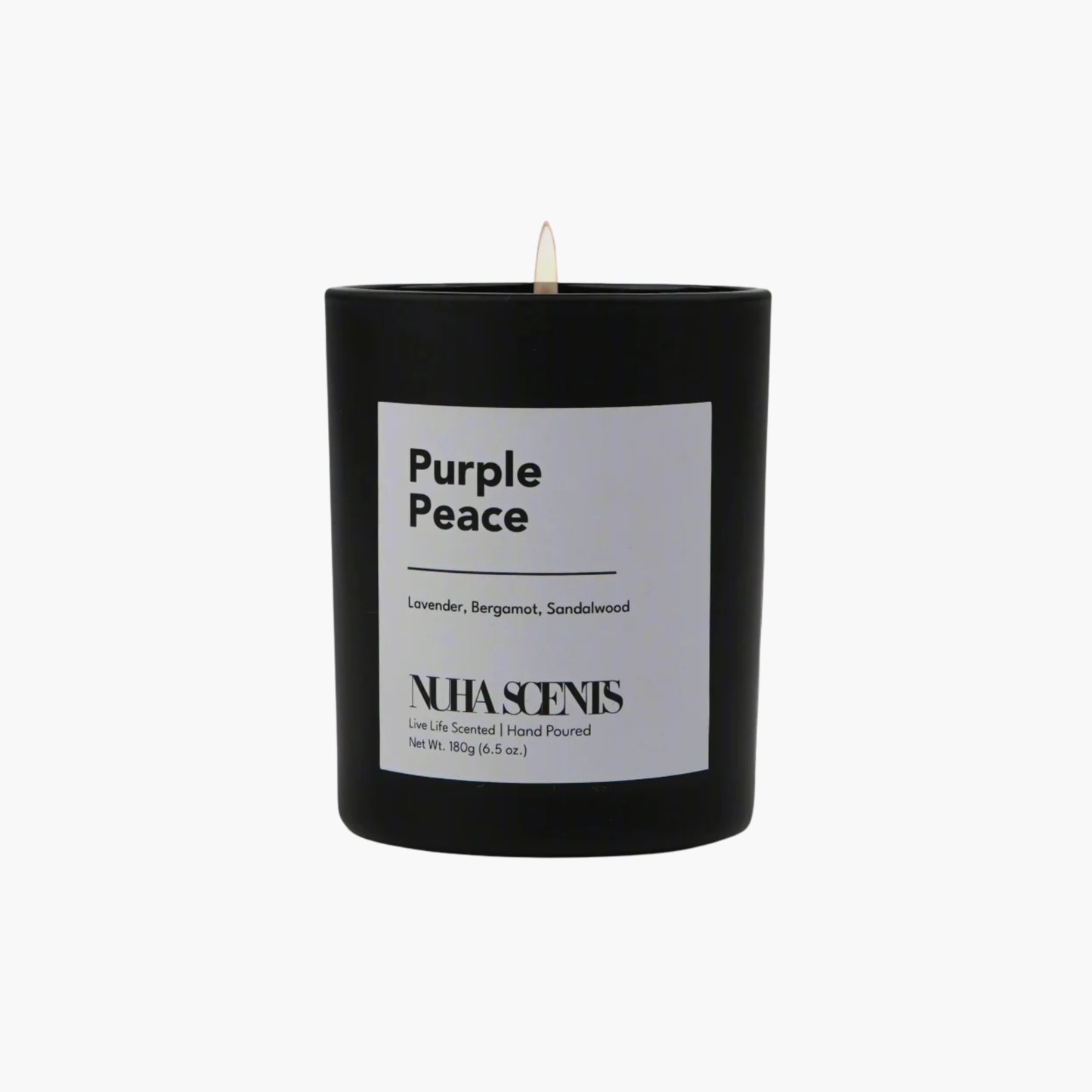 Nuha Scents Purple Peace Signature Collection Scented Candle 180gm
