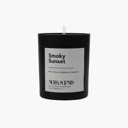 Nuha Scents Smoky Sunset Signature Collection Scented Candle 180gm