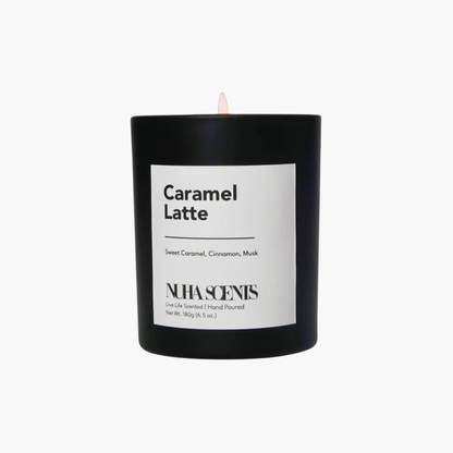 Nuha Scents Caramel Latte Signature Collection Scented Candle 180gm