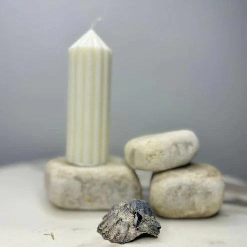 Candle Wick Store Pierre Pillar Special Candle Side View