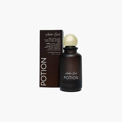 Potion Amber Oud Eau de Parfum 100ml Bottle and Box
