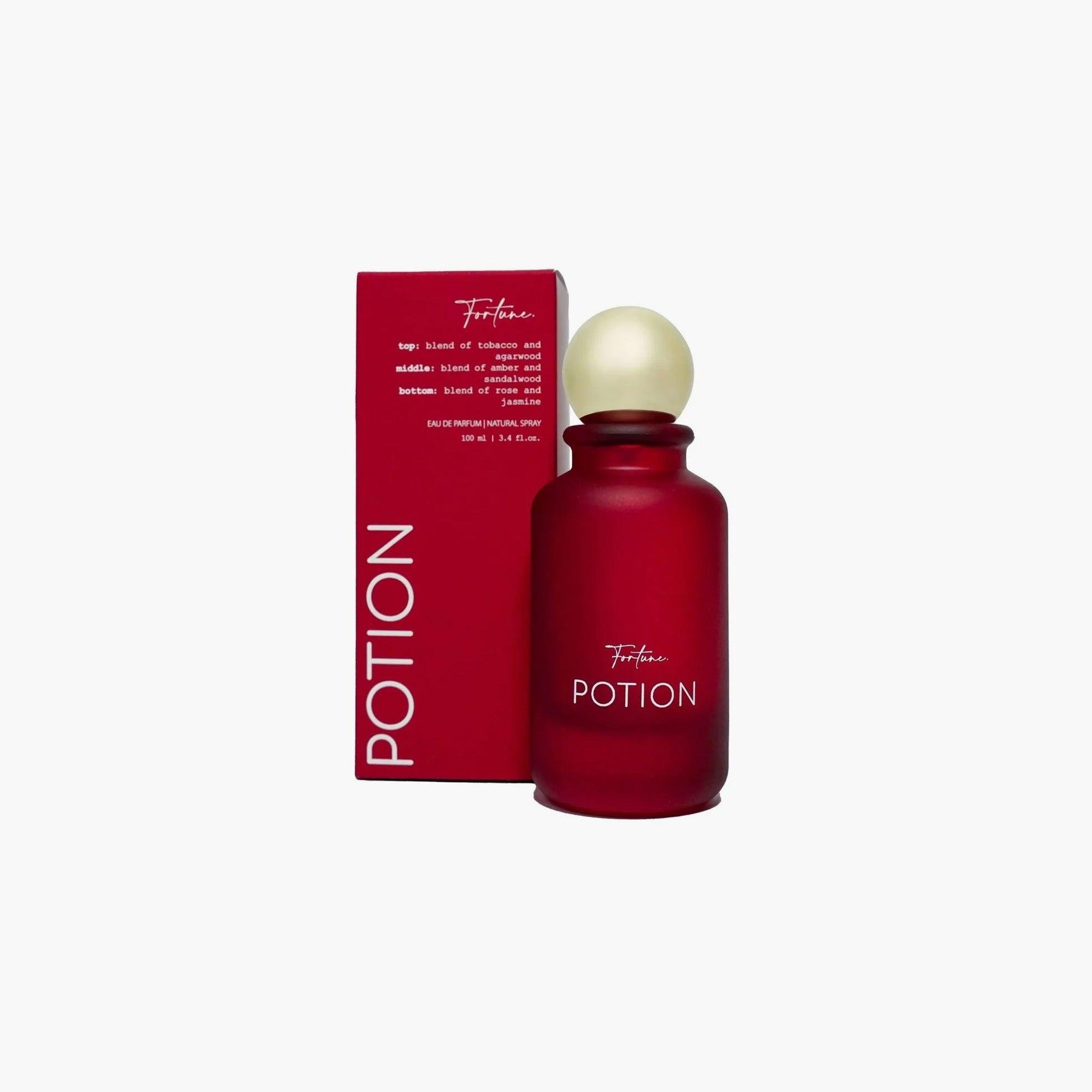 Potion Fortune Eau de Parfum 100ml Bottle and Box