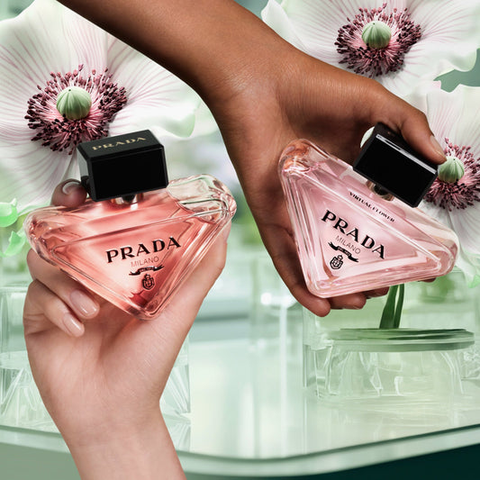 Prada Paradoxe Virtual Flower Eau De Parfum For Women 90ml Bottle and Packaging