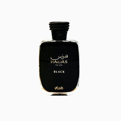 Rasasi Hawas Black For Him Eau De Parfum 100ml Bottle