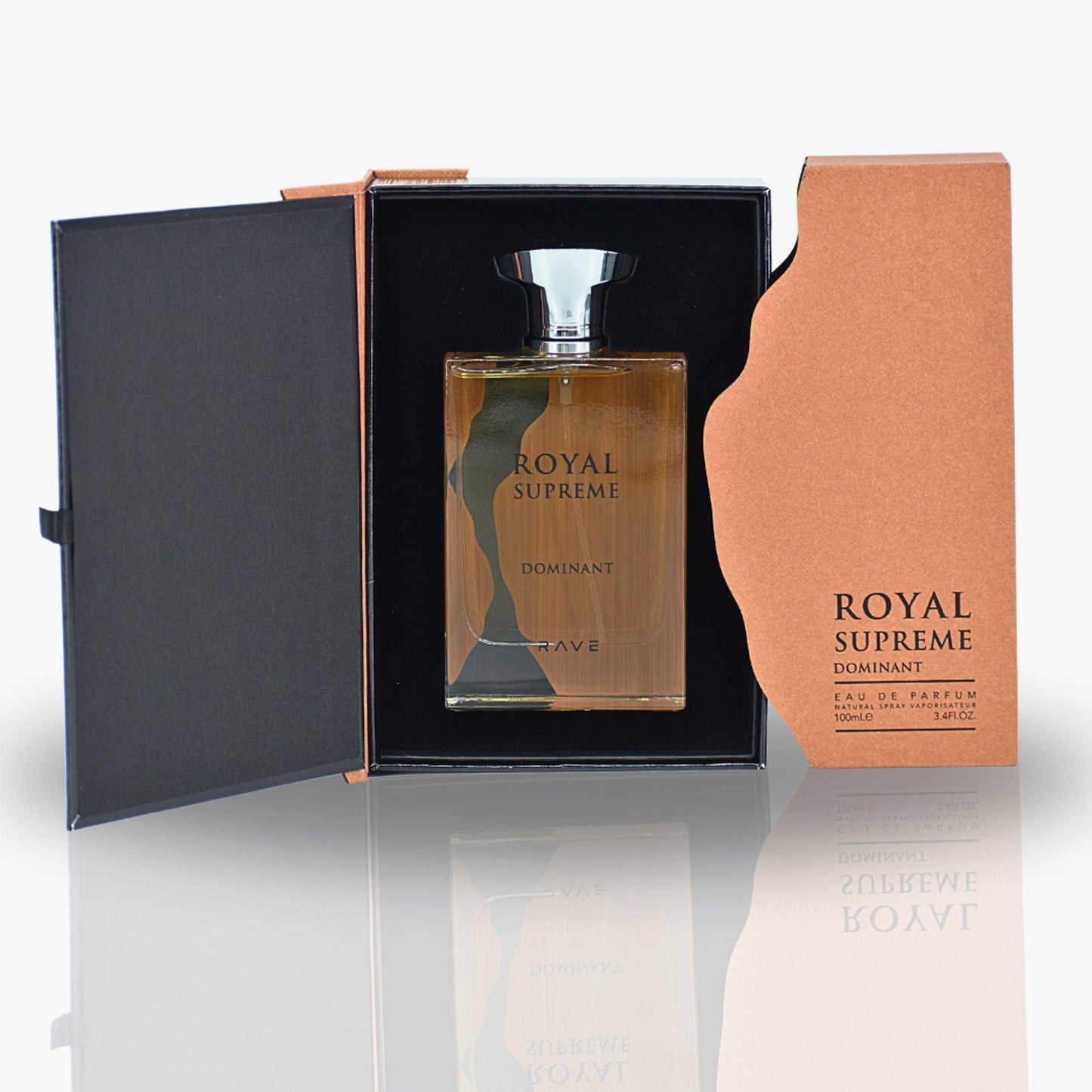 Rave Royal Supreme Dominant Eau de Parfum 100ml Bottle and Box
