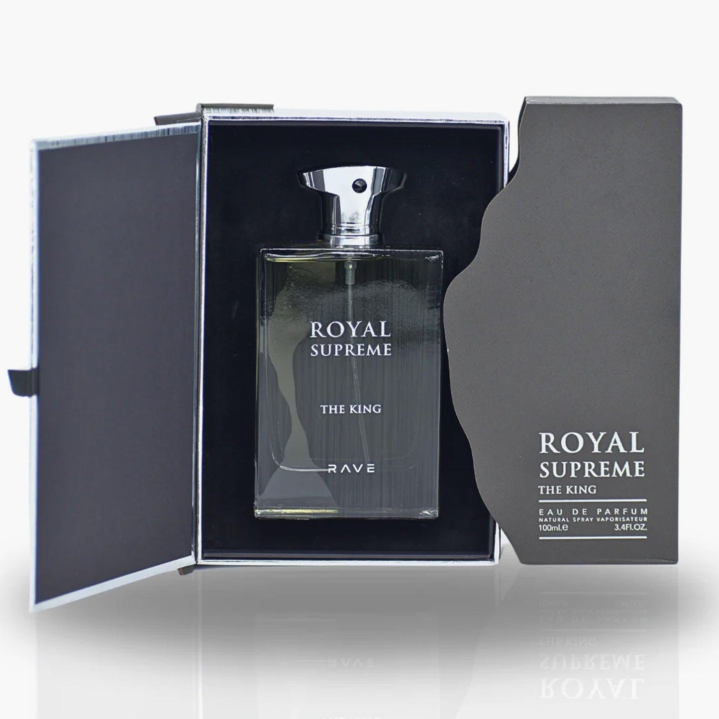 Rave Royal Supreme The King Eau de Parfum 100ml Bottle and Box