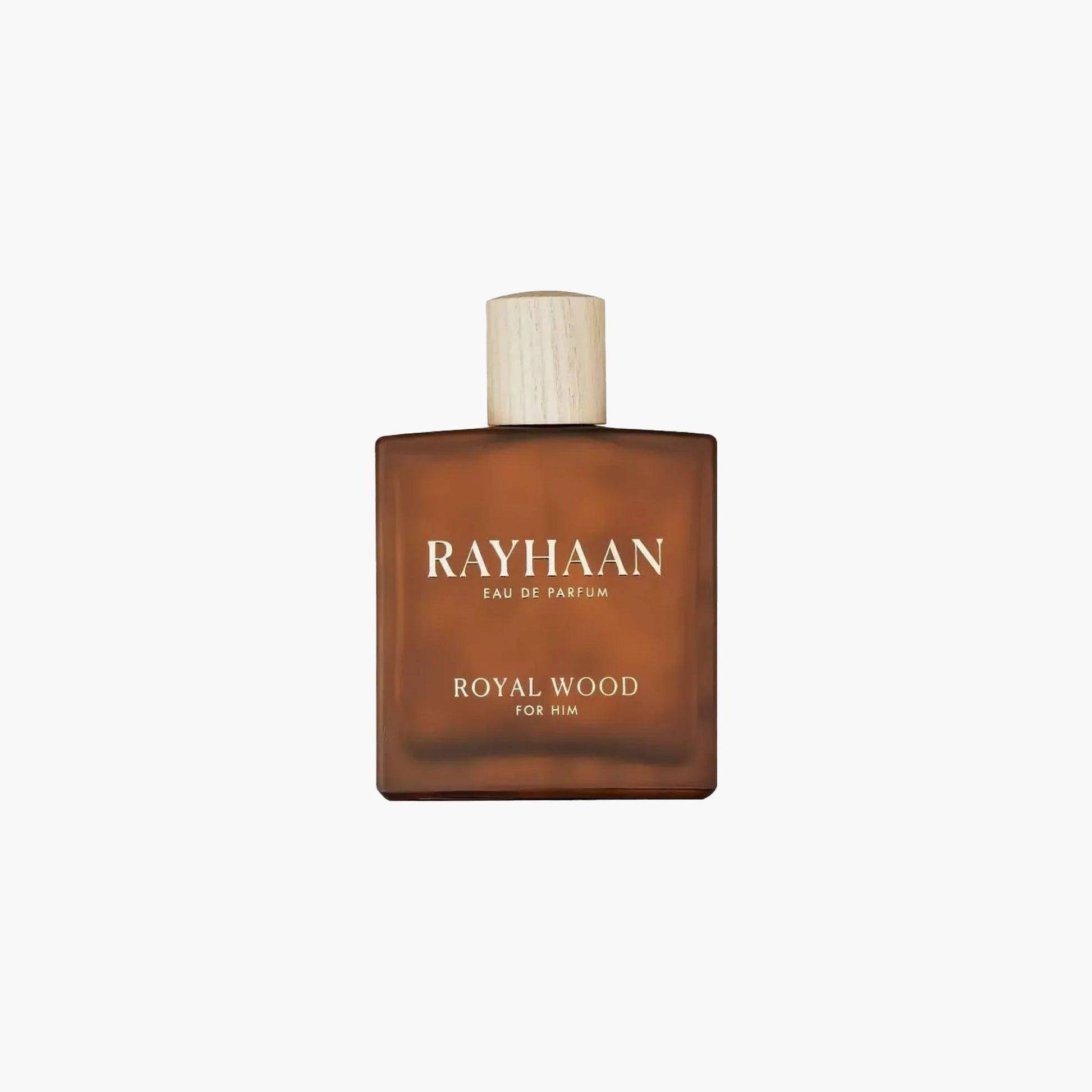 Rayhaan Royal Wood For Him Eau de Parfum 100ml Bottle