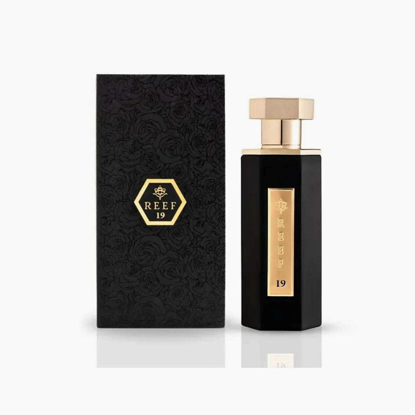 Reef 19 Eau De Parfum Unisex 15ml Bottle and Packaging