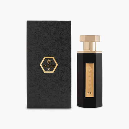 Reef 33 Eau De Parfum Unisex 100ml Bottle and Packaging