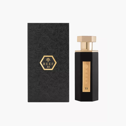 Reef 33 Eau De Parfum Unisex 15ml Bottle and Packaging