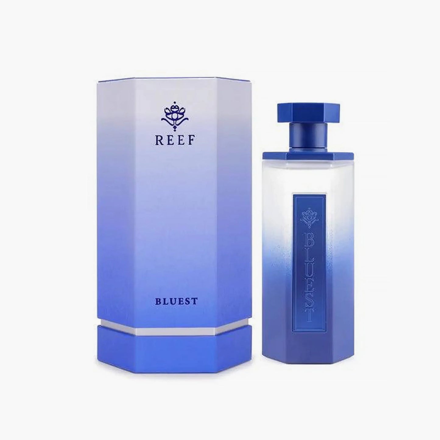 Reef Bluest Eau De Parfum Unisex 200ml Bottle and Packaging