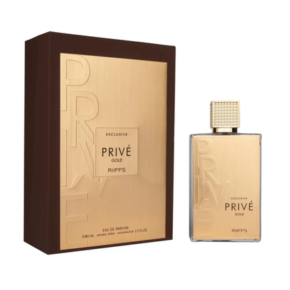 Riiffs Riiffs Exclusive Prive Gold Eau De Parfum For Men 80ml — Buy in Pakistan | PerfumeDaddy.pk