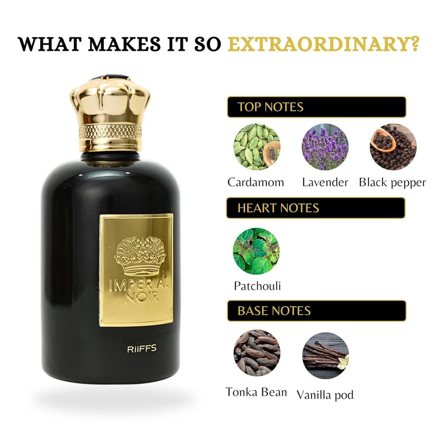 Riiffs Riiffs Imperial Noir Eau De Parfum For Men 100ml — Buy in Pakistan | PerfumeDaddy.pk