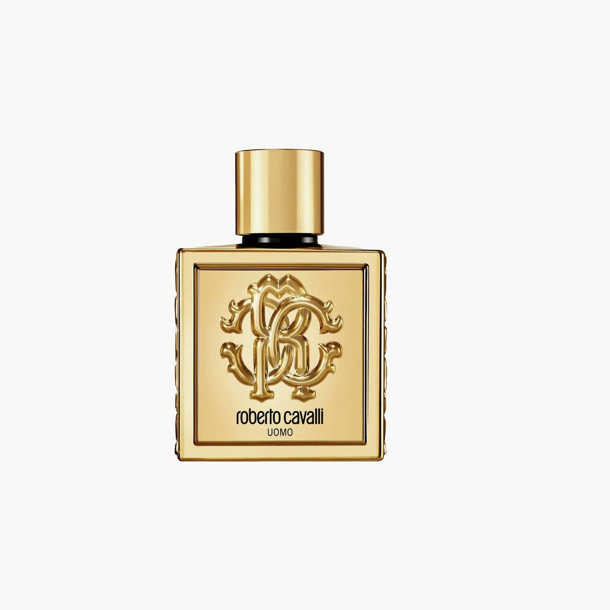 Roberto Cavalli Uomo Golden Anniversary Intense Eau de Parfum 100ml Bottle