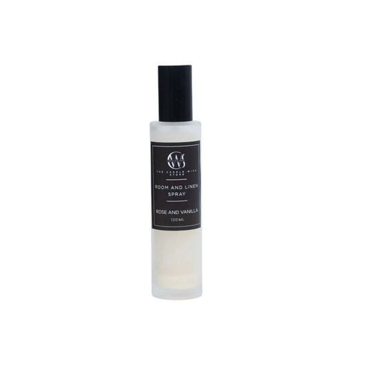 Candle Wick Store Room & Linen Rose & Vanilla Spray 120ml - Buy in Pakistan | Perfume Daddy