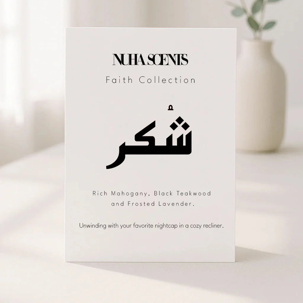Nuha Scents Shukar Collection Scented Candle 180gm