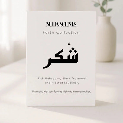 Nuha Scents Shukar Collection Scented Candle 180gm