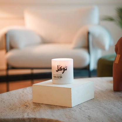 Nuha Scents Tawakkul Collection Scented Candle 180gm Order Now